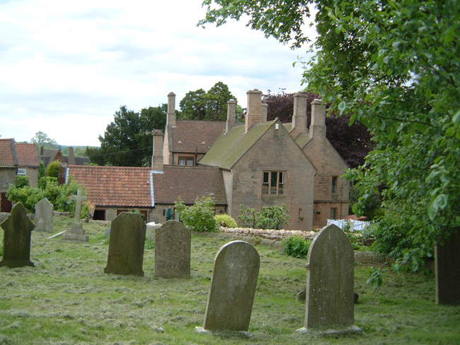 Upper Langwith from the church yard &copy; Dr Gwyneth Daniel