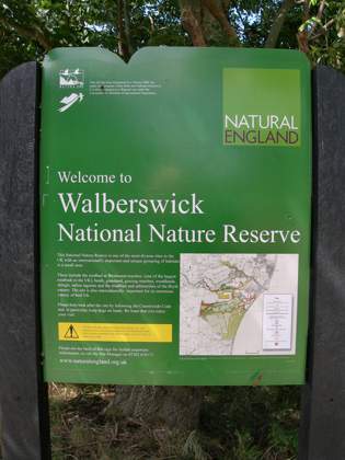 Nature Reserve info. board &copy; Peggy Cannell