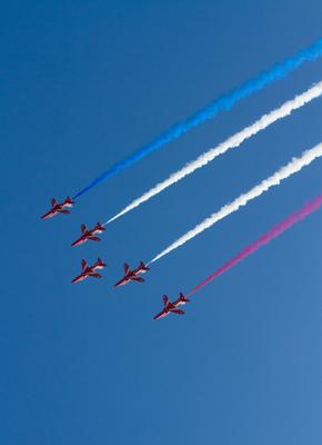 The Red Arrows at the Weston Air Festival
