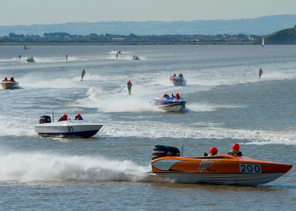 British WaterSki Racing Tournament in Weston-Super-Mare Bay
