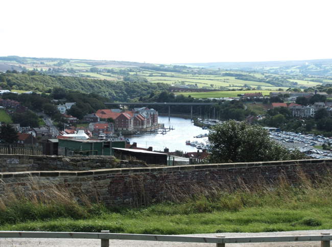 View from Whitby Abbey &copy; Anne Zanotti