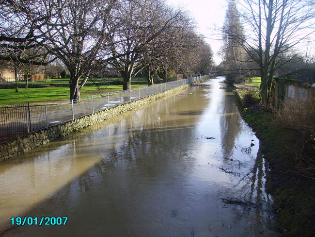 River Ryton runs through Worksop this was taken soon after a heavy storm. &copy &copy; Barbara Whiteman