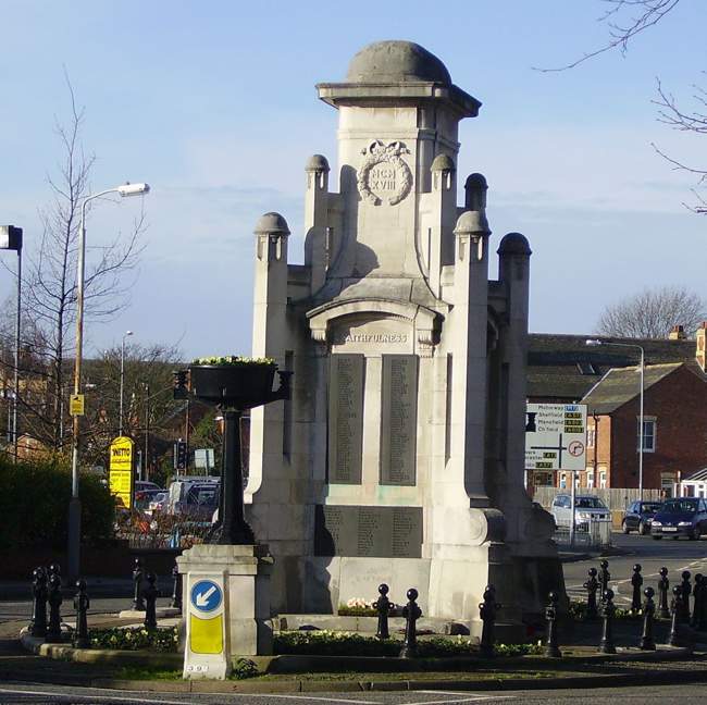War Memorial close to town centre &copy; Barbara Whiteman 