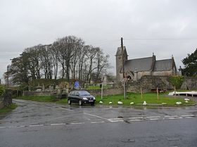 Ystradowen Church and Motte &copy; Haydn Morris